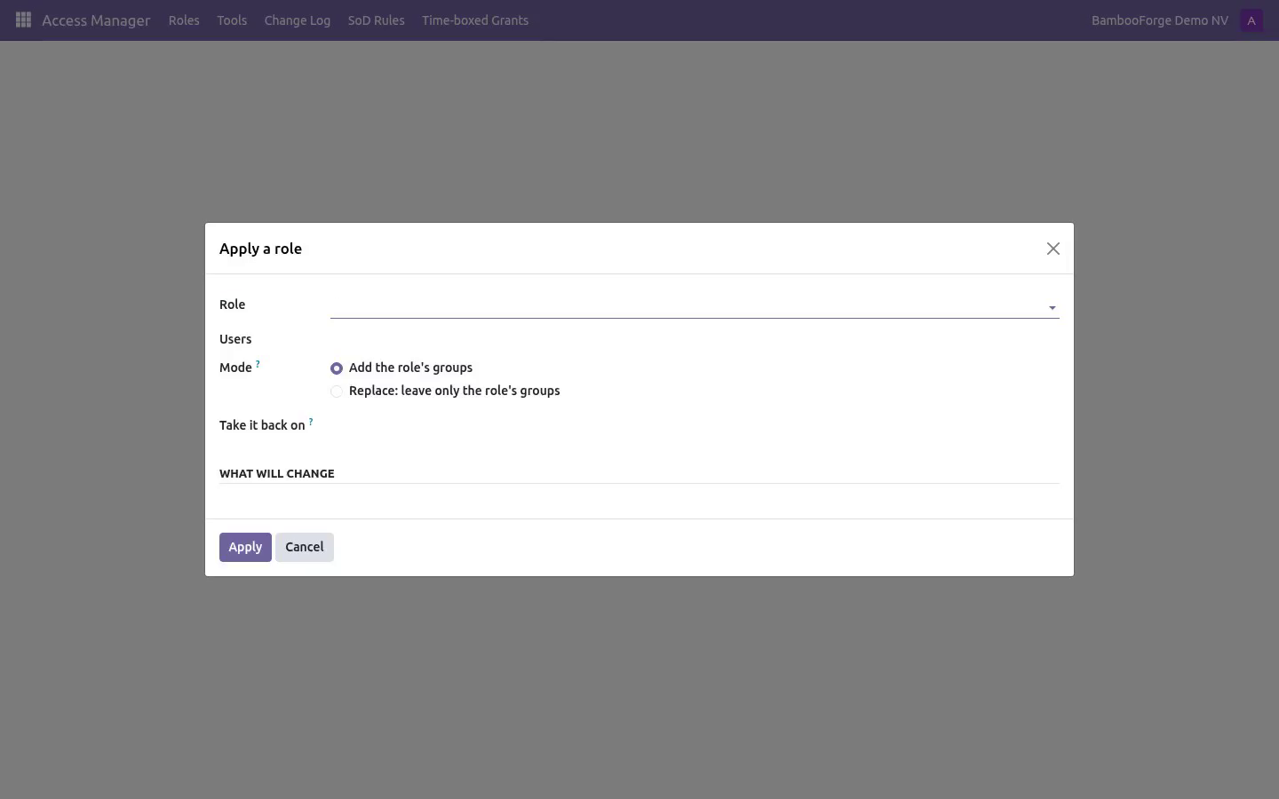 Roles - bambooforge_access_manager