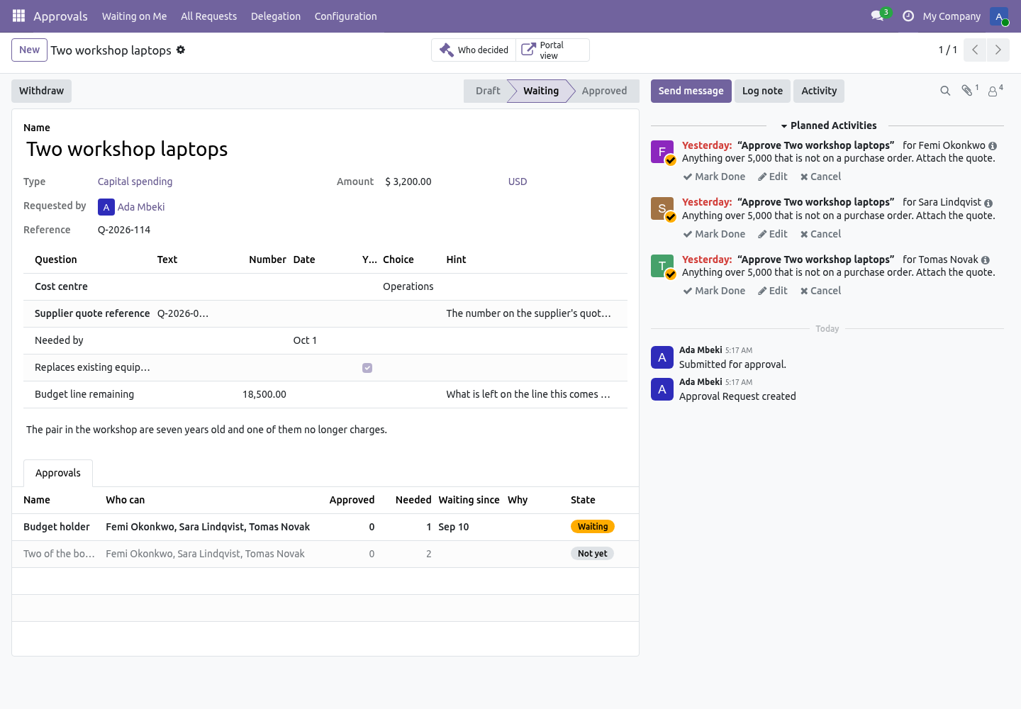 Questions - bambooforge_approvals