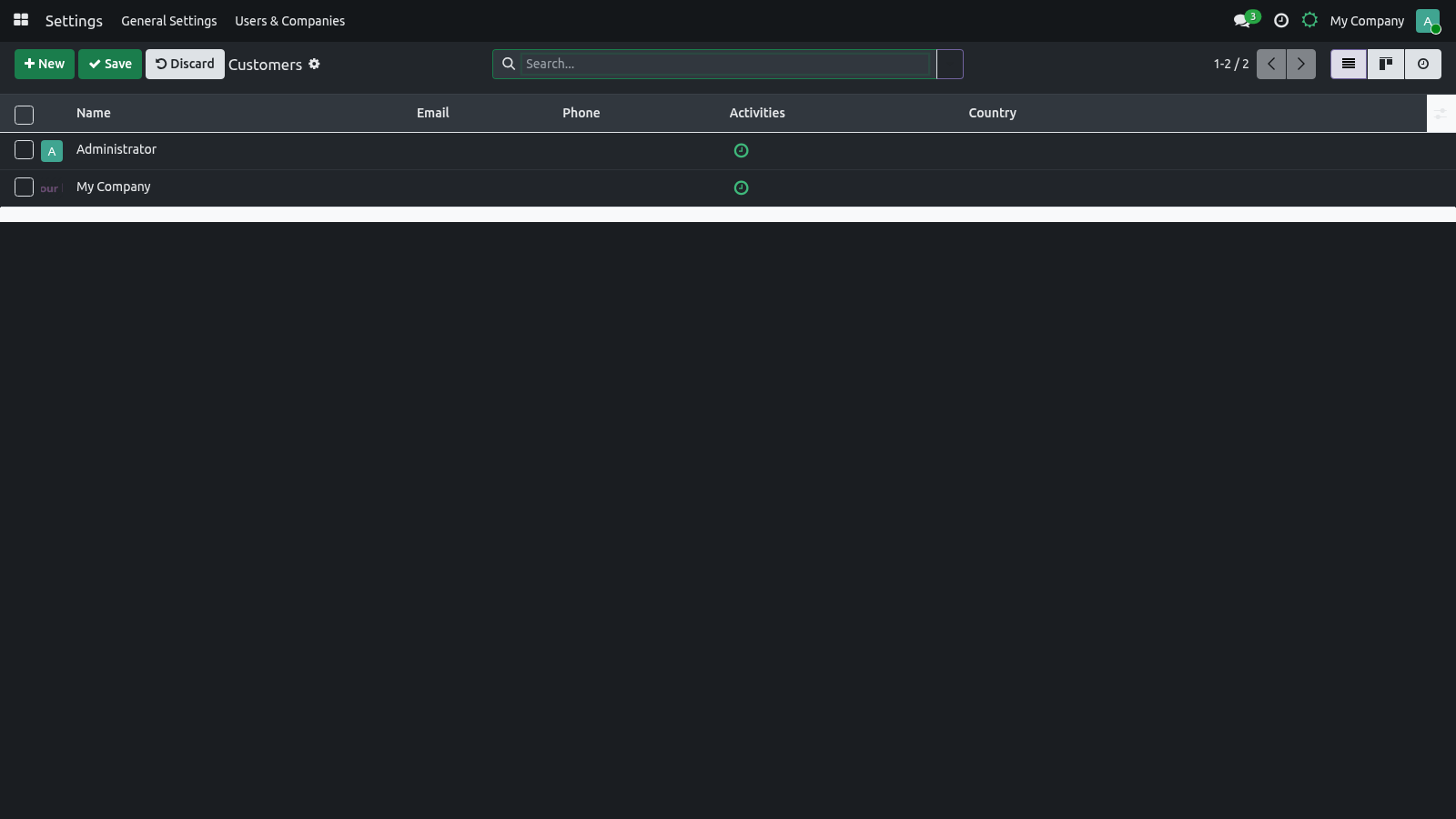 Shot crm dark - bambooforge_backend_theme
