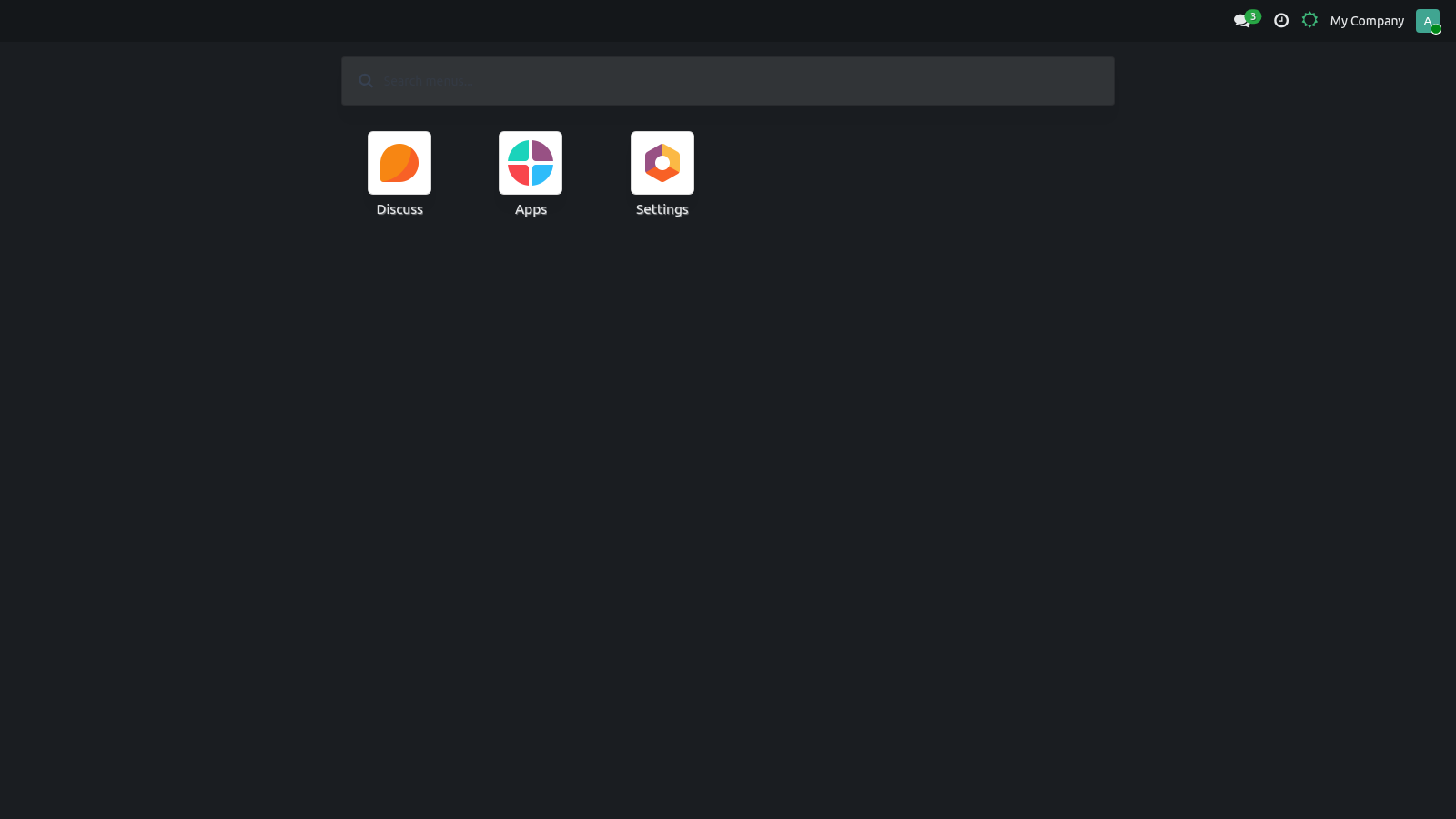 Shot home dark - bambooforge_backend_theme