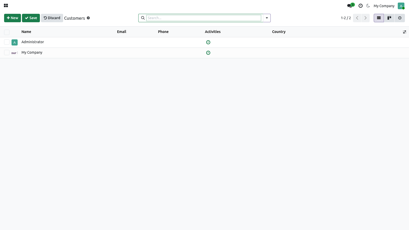 Shot list - bambooforge_backend_theme