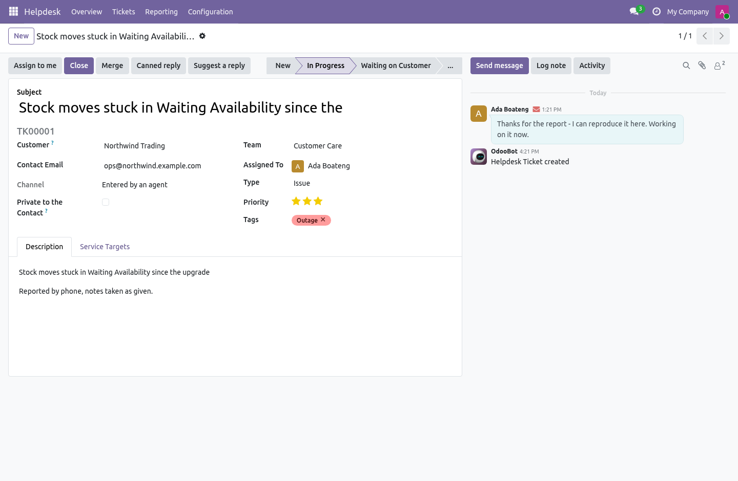 Ticket - bambooforge_helpdesk