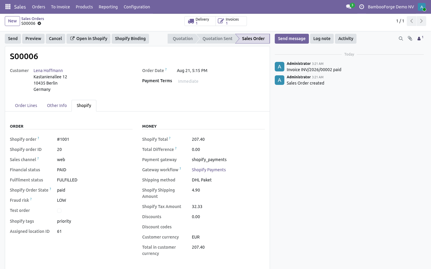 03 order gateway - bambooforge_shopify_connector