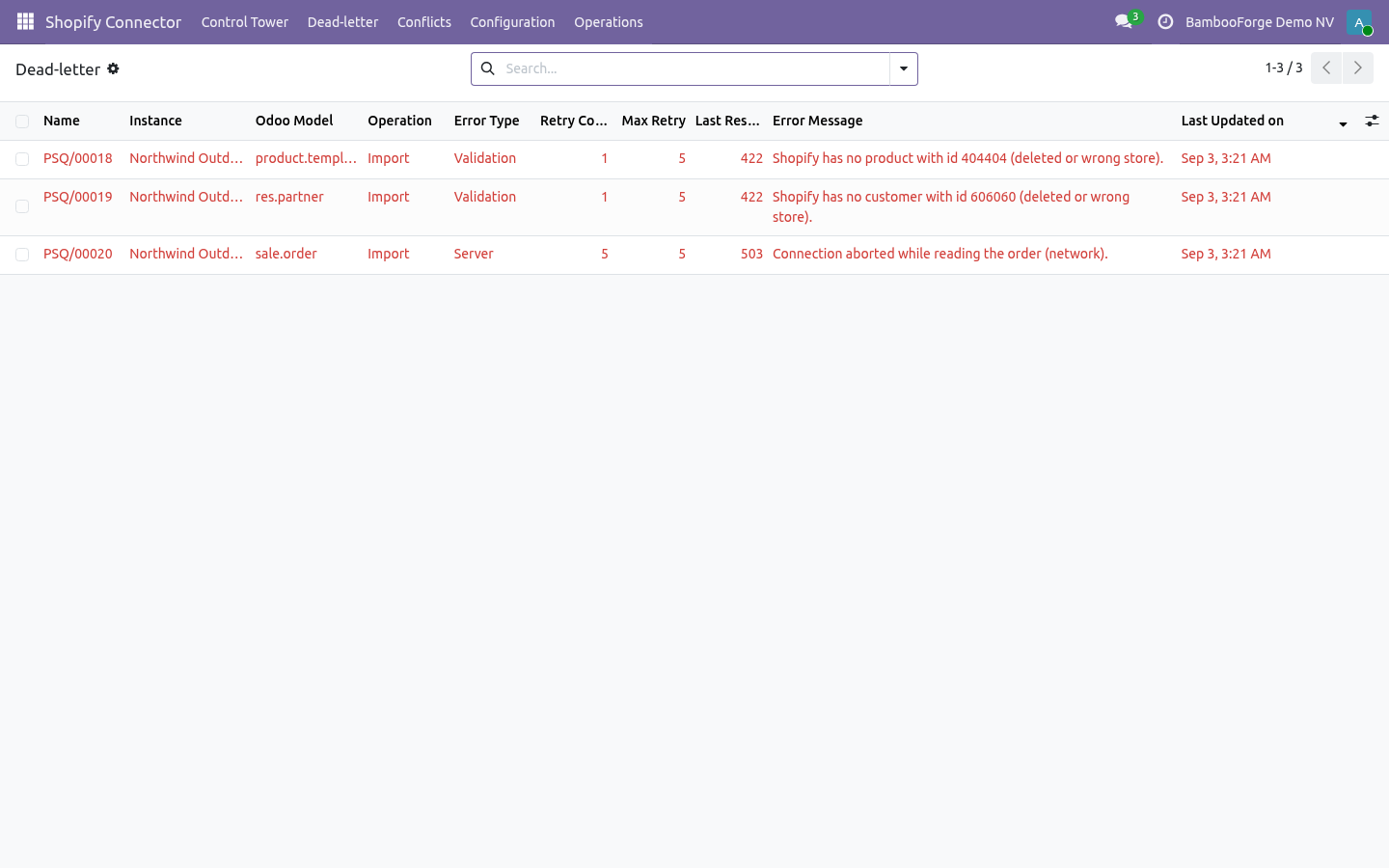 07 dead letter list - bambooforge_shopify_connector