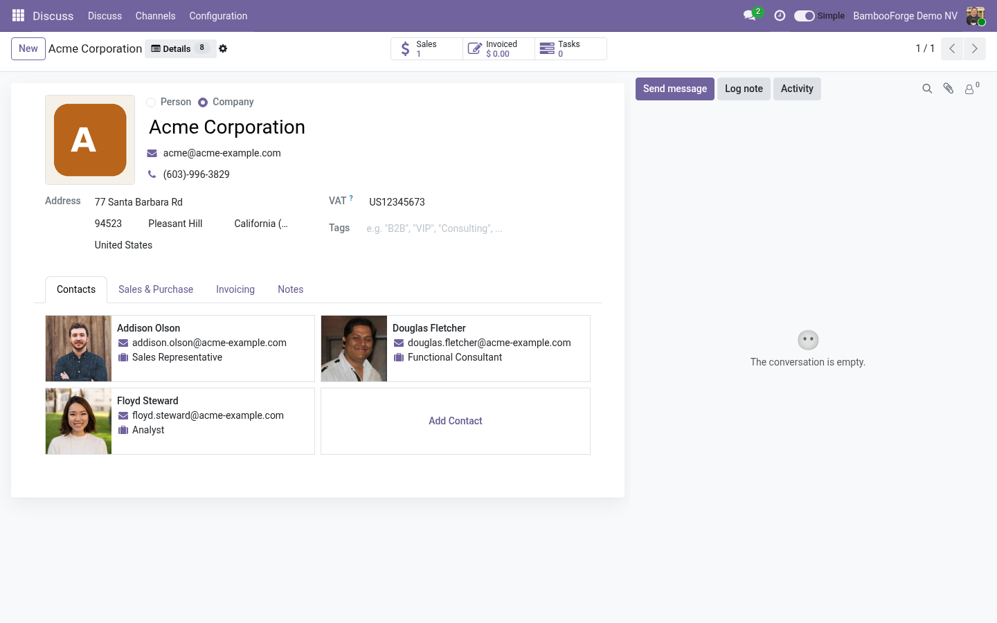 Simple form - bambooforge_simple_mode