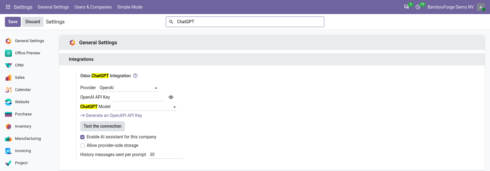 Shot settings - bambooforge_ai_assistant