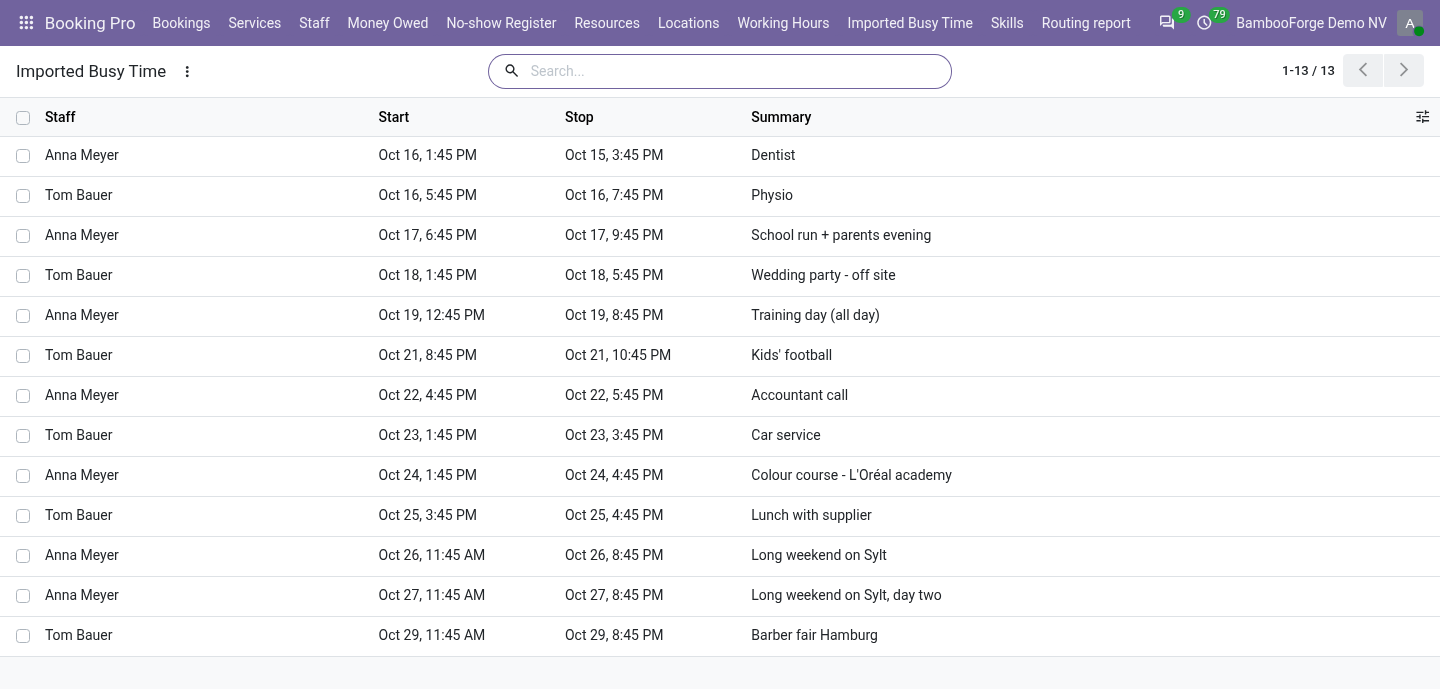 Busy - bambooforge_booking_calendar_sync