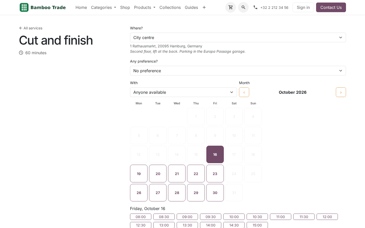 Picker - bambooforge_booking_locations