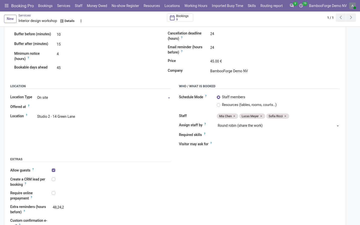Service assignment - bambooforge_booking_pro