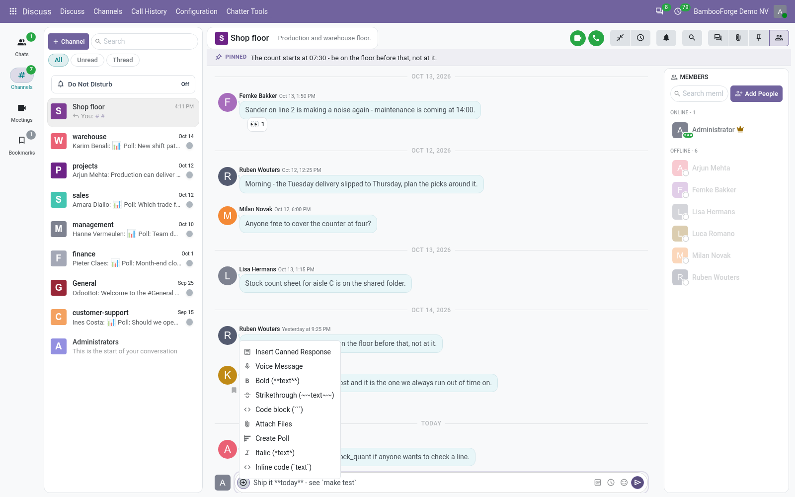 Shot formatting - bambooforge_discuss_pro