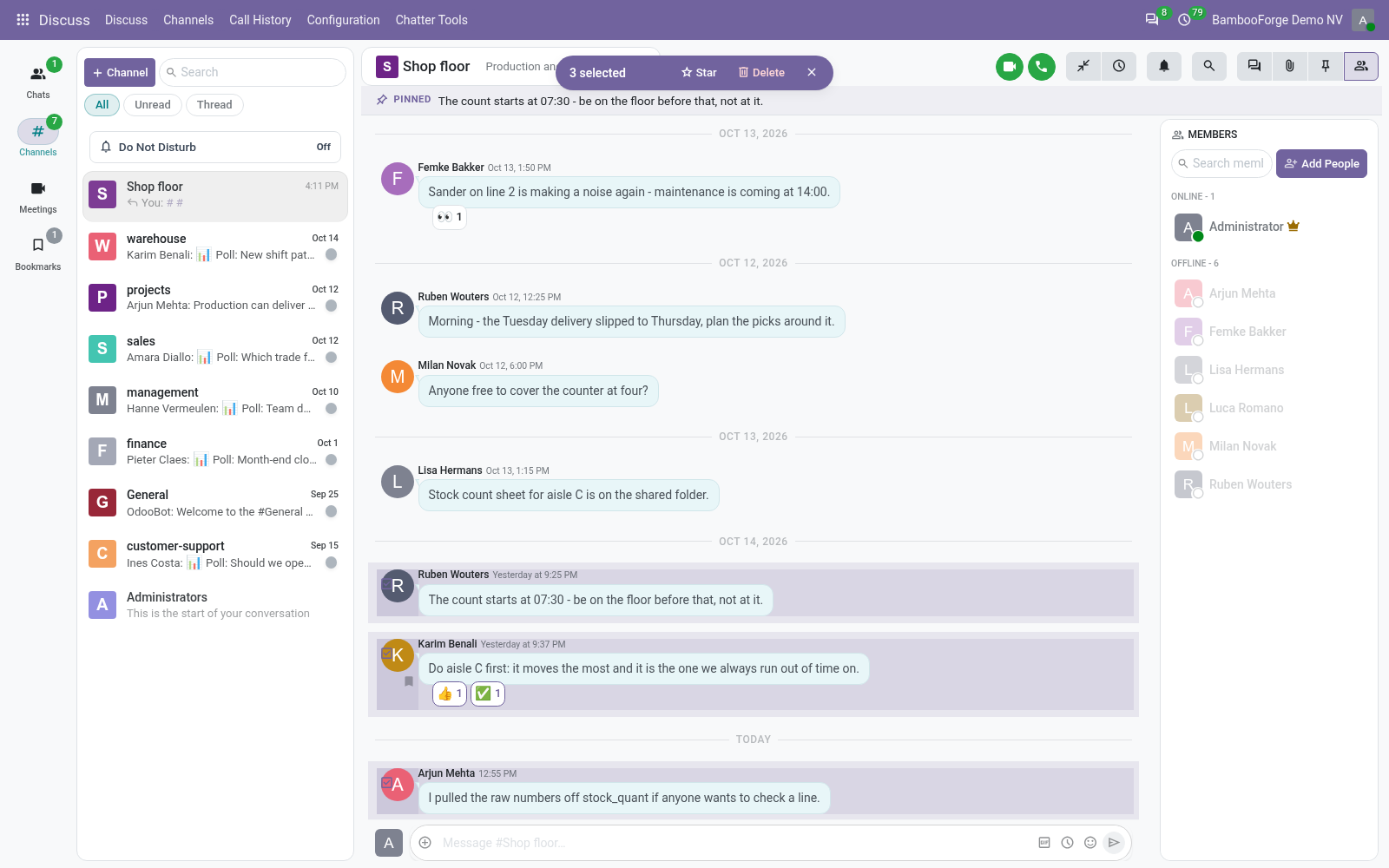 Shot multiselect - bambooforge_discuss_pro