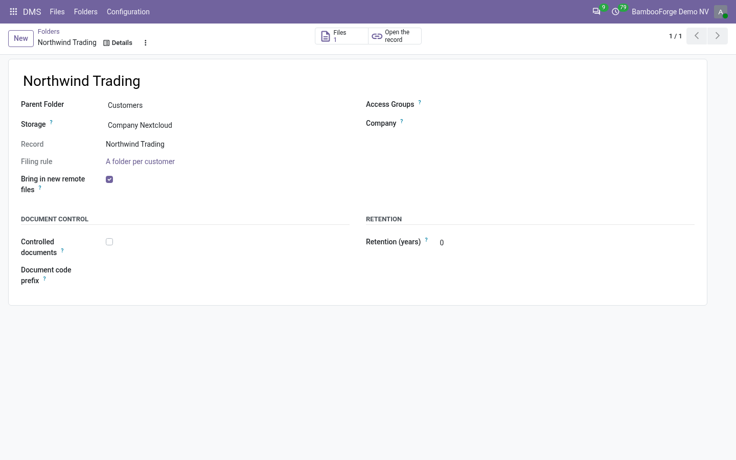 Record - bambooforge_dms
