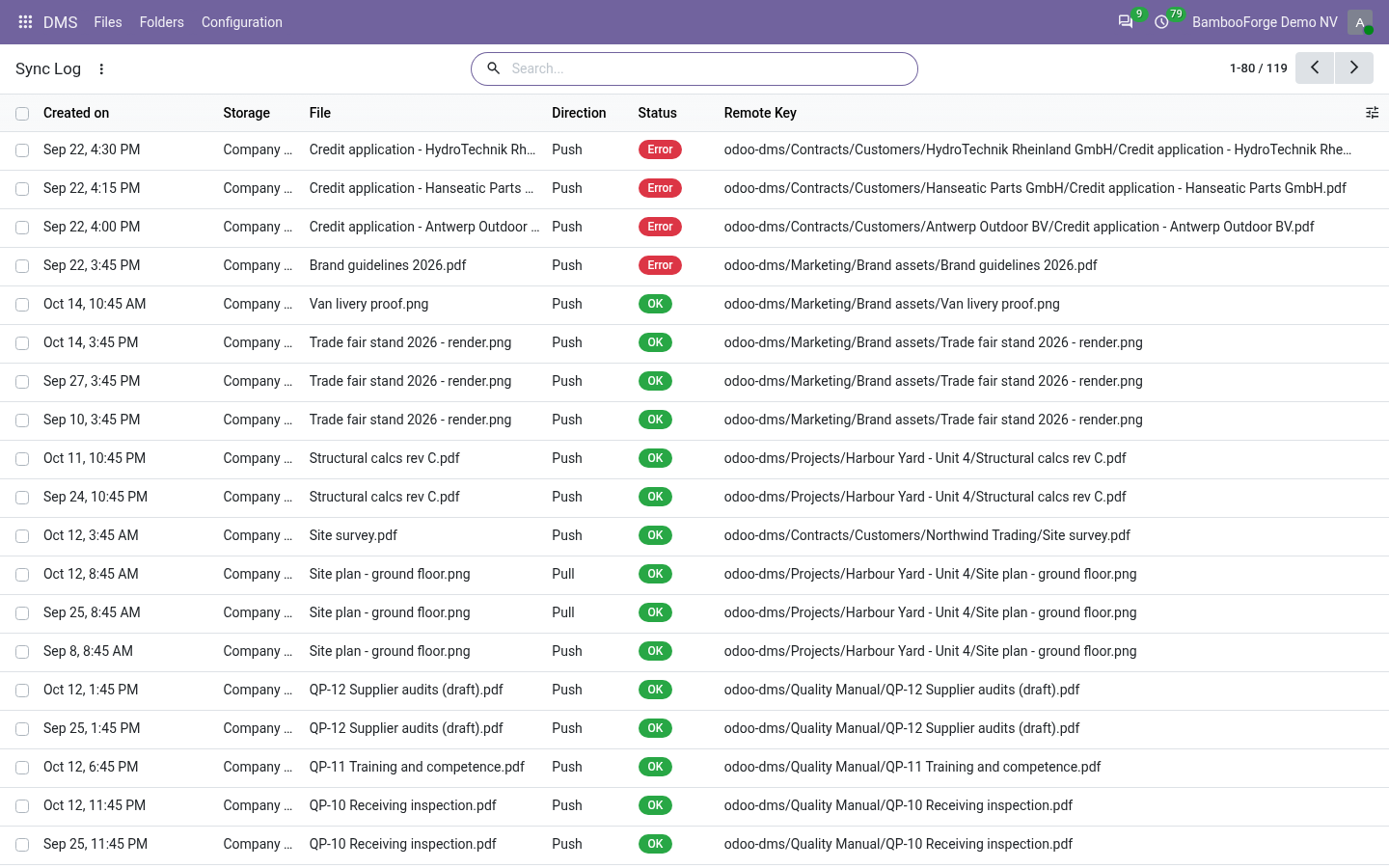 Synclog - bambooforge_dms