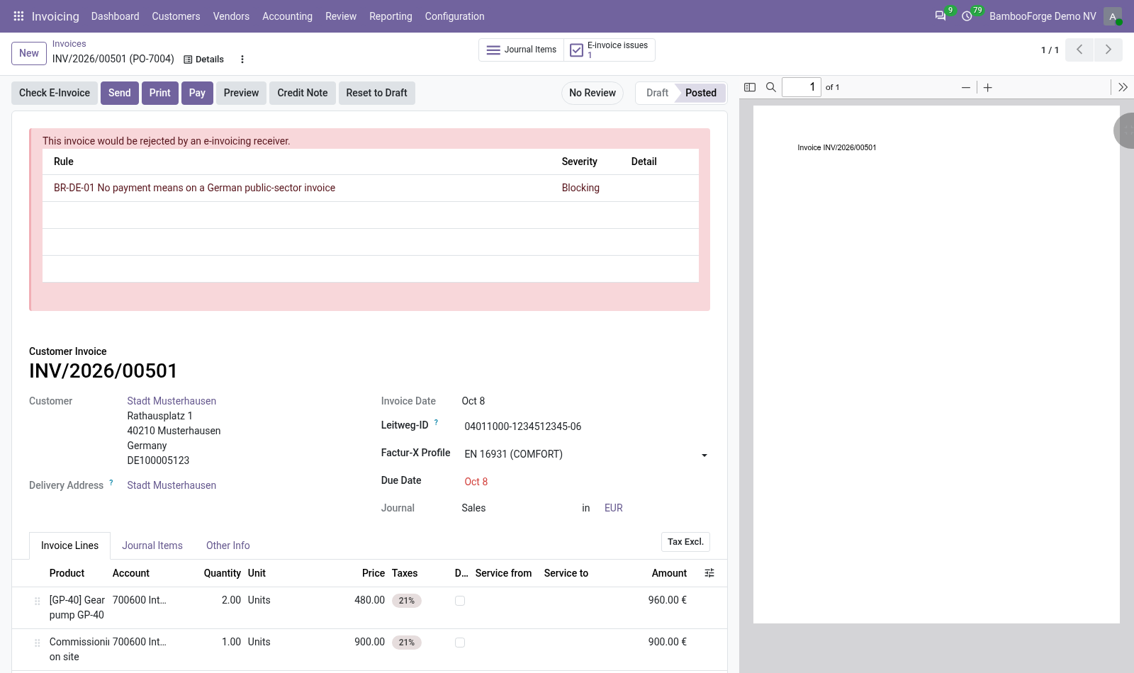 Invoice - bambooforge_einvoice