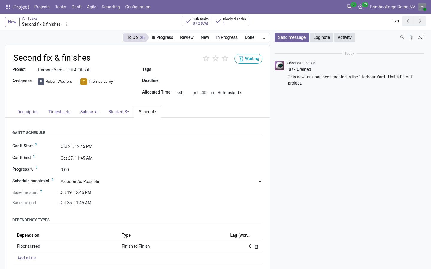 Task - bambooforge_gantt