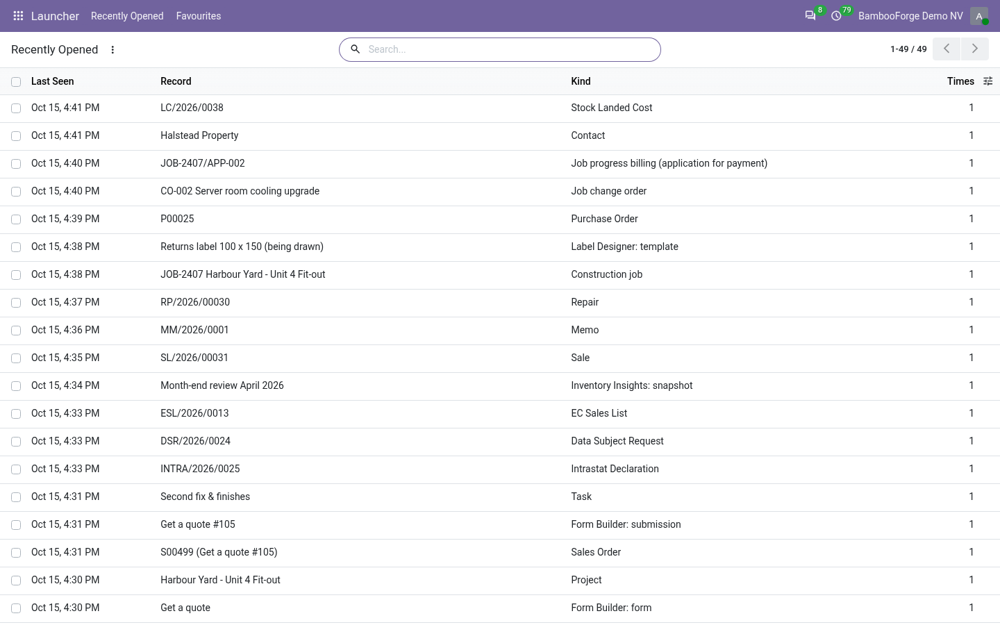List - bambooforge_launcher