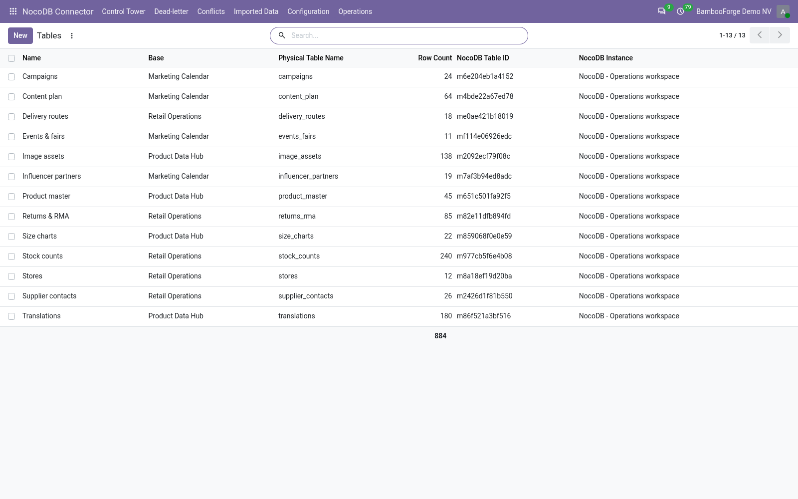 03 tables list - bambooforge_nocodb_connector