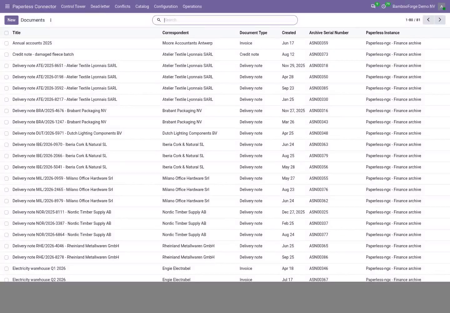Video poster - bambooforge_paperless_connector