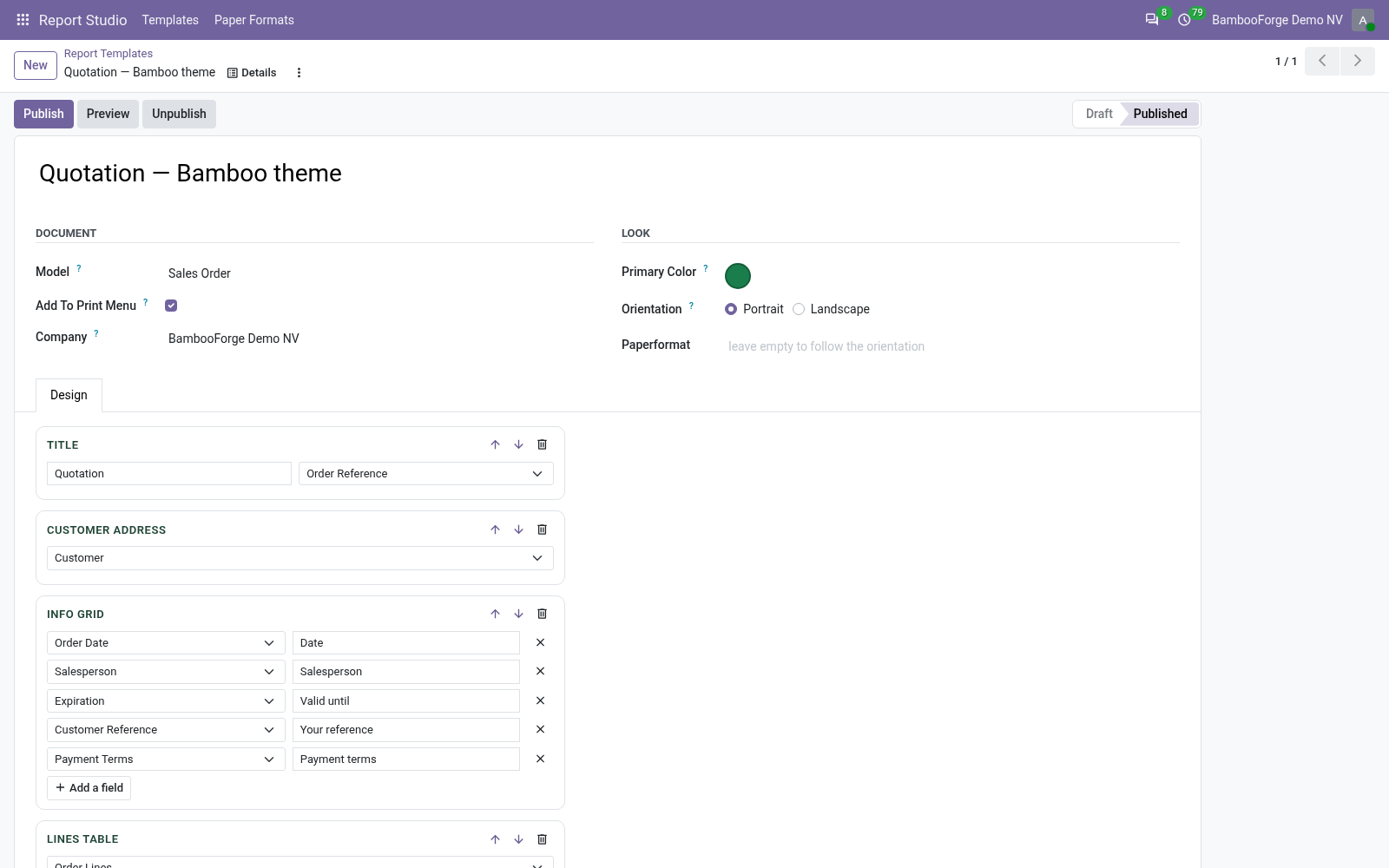 Report designer - bambooforge_report_studio