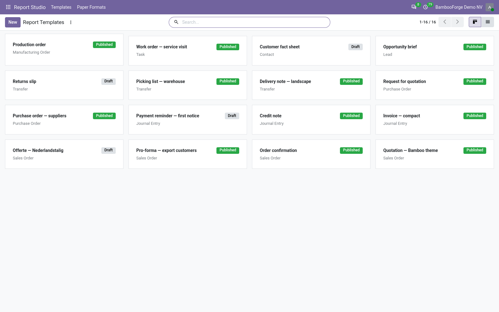 Report kanban - bambooforge_report_studio