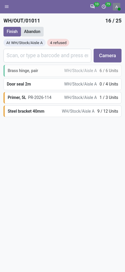 Scanning - bambooforge_wms_scan