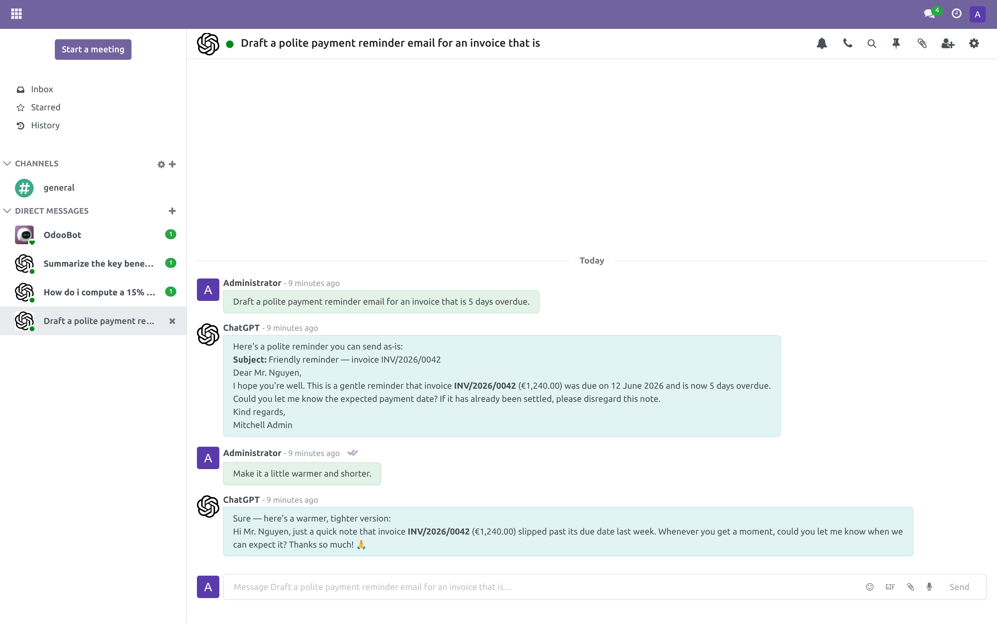 Main screenshot - bambooforge_ai_assistant