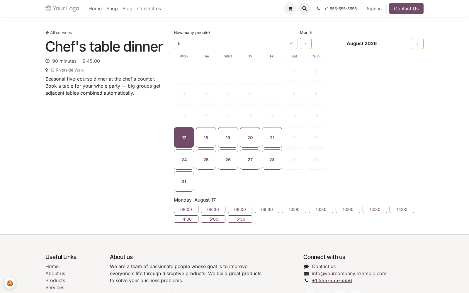 Booking resources - bambooforge_booking_pro