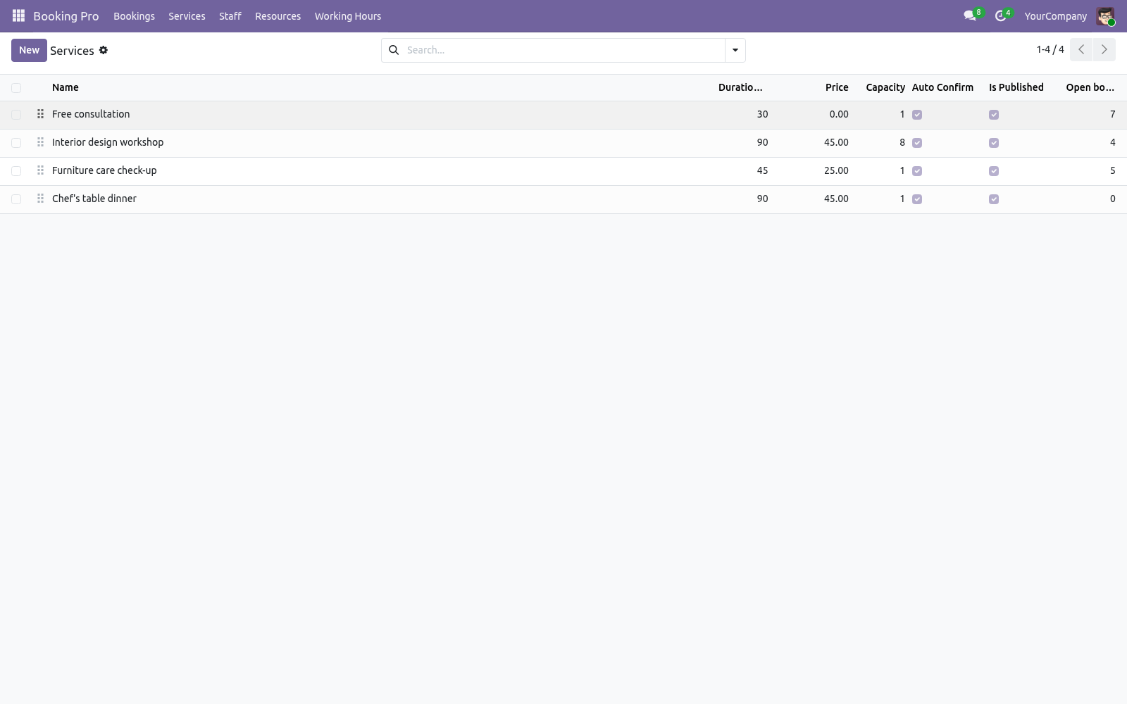 Booking service - bambooforge_booking_pro