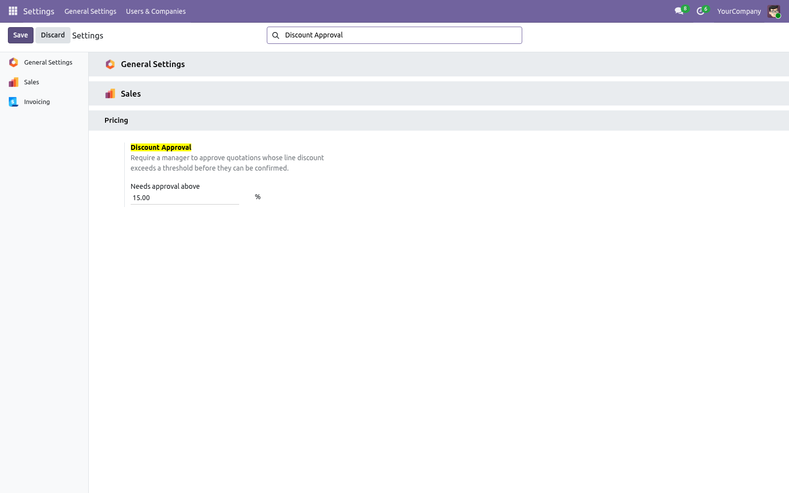 Settings - bambooforge_discount_approval