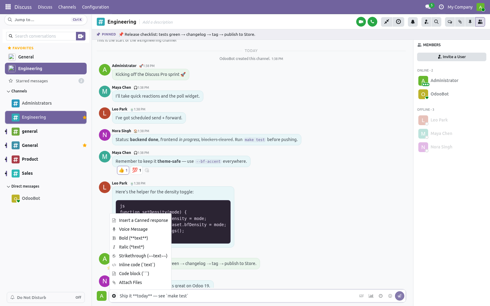 Shot formatting - bambooforge_discuss_pro