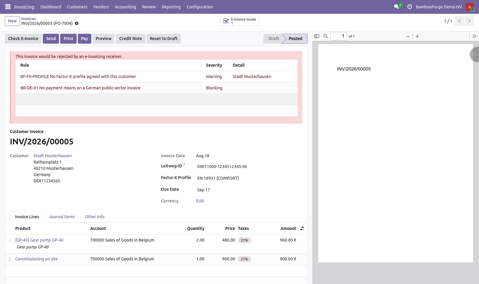 Invoice - bambooforge_einvoice