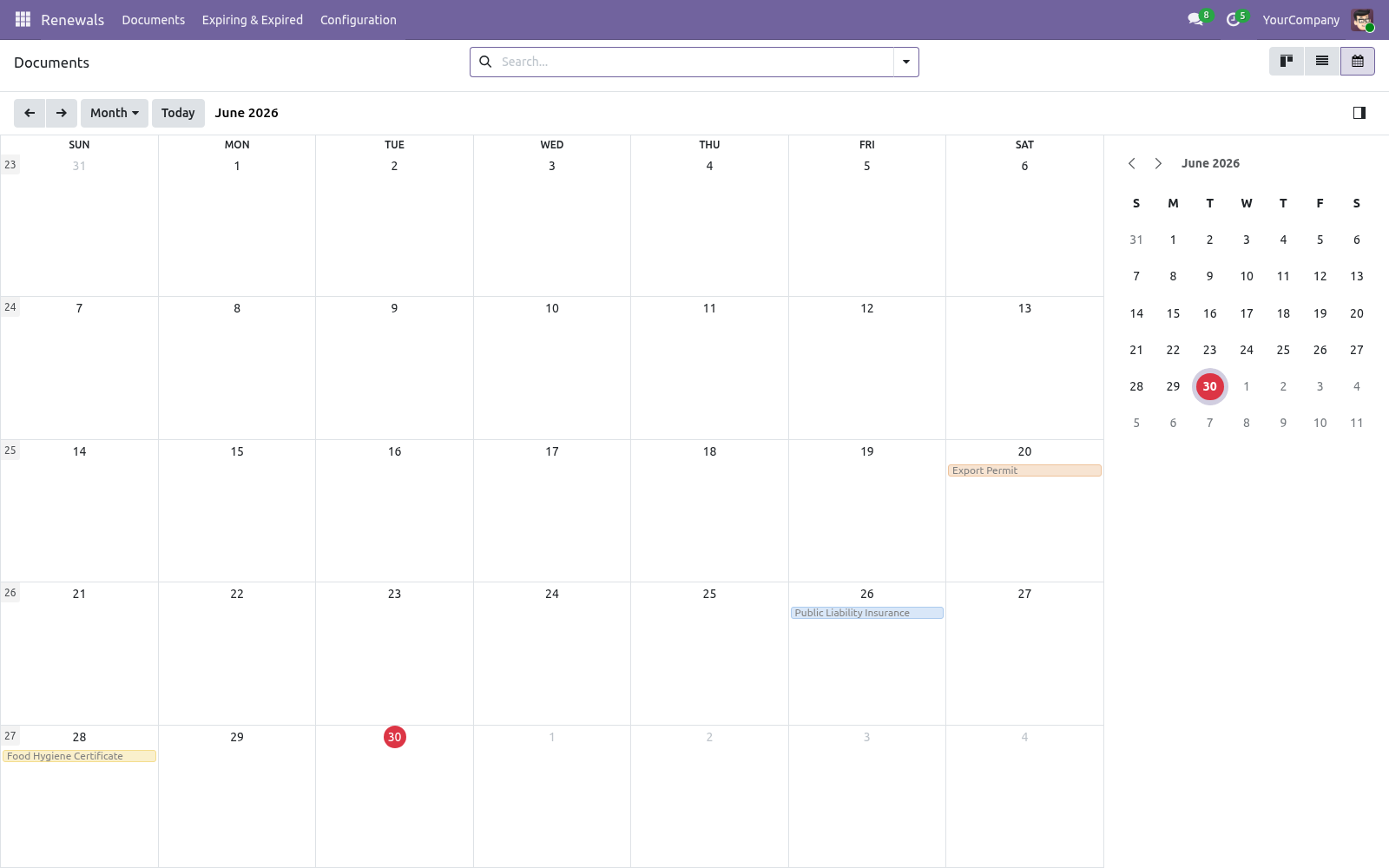 Calendar - bambooforge_expiry_reminder