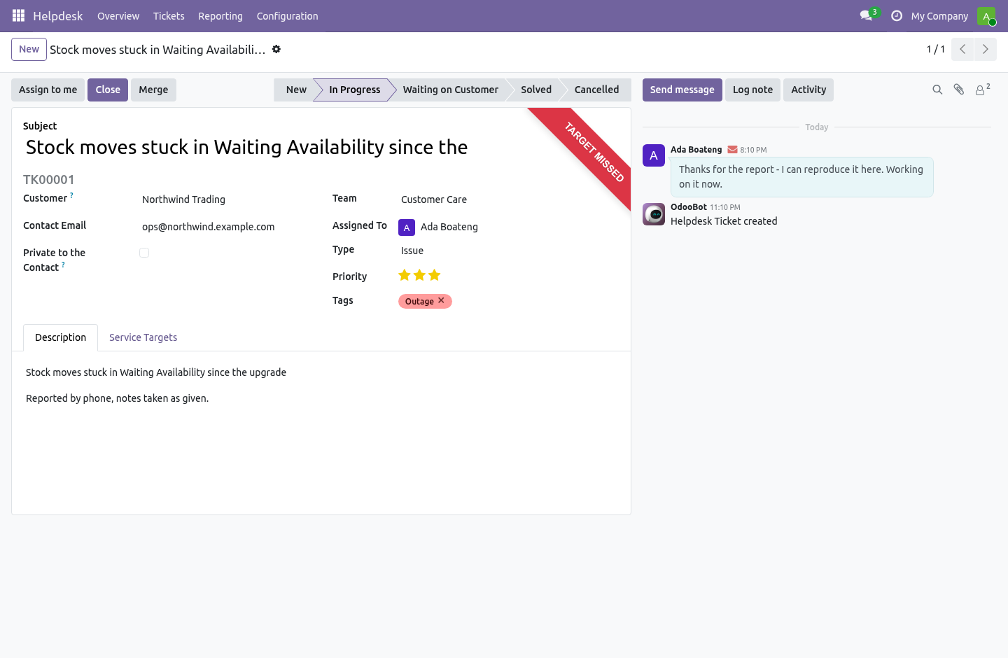 Ticket - bambooforge_helpdesk