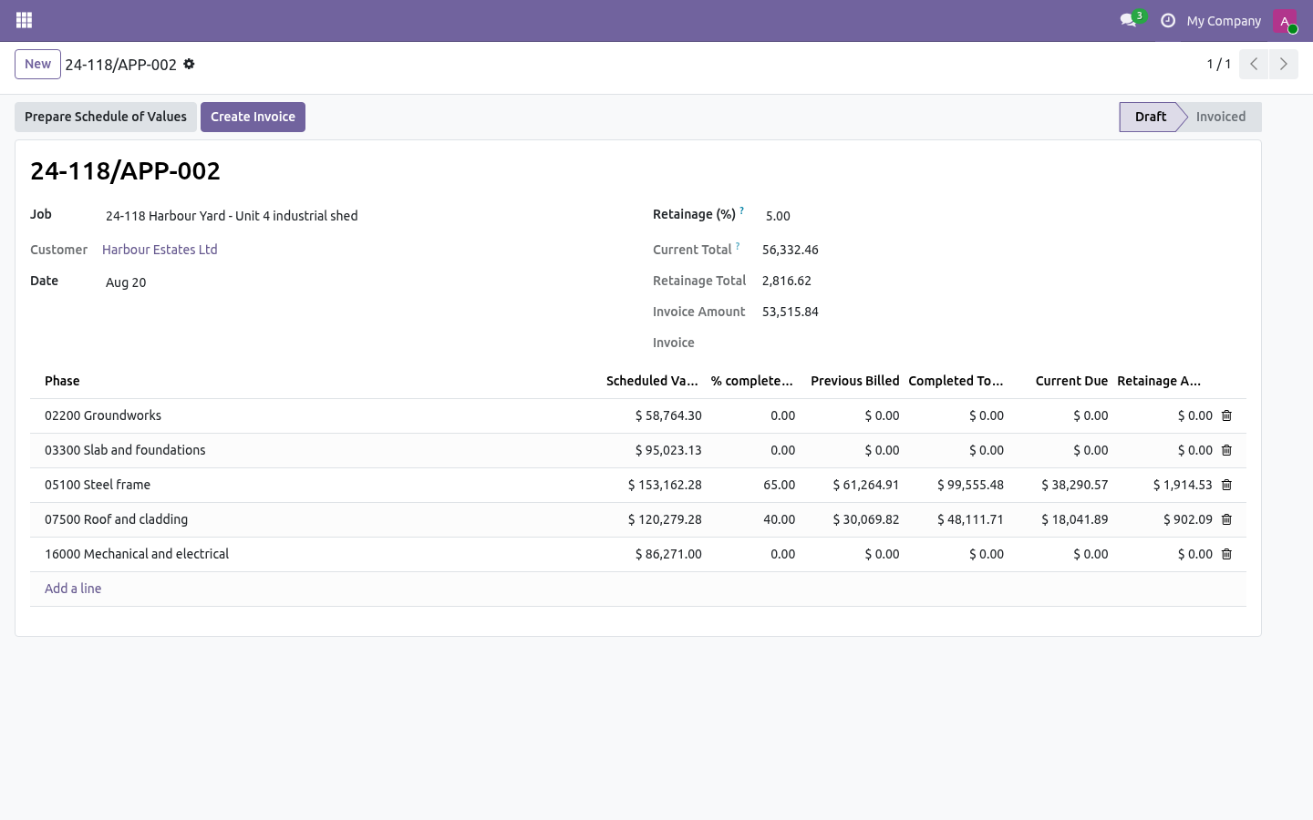 Billing - bambooforge_job_costing