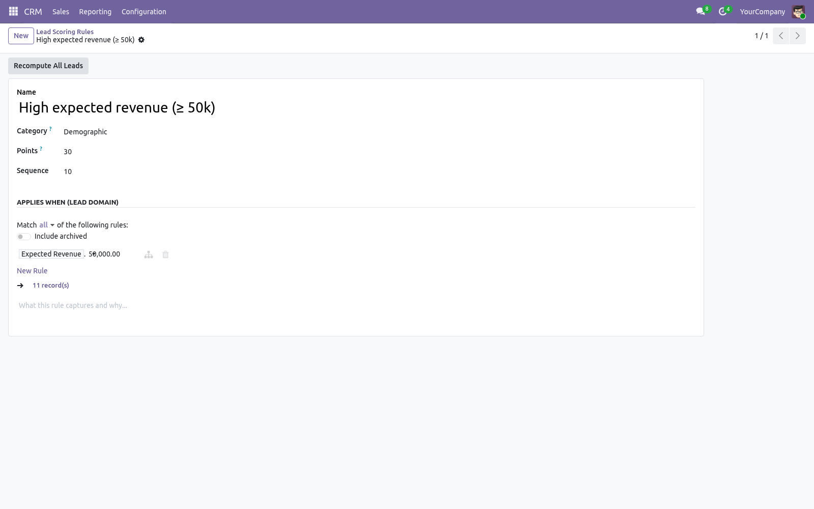 Rule form - bambooforge_lead_scoring