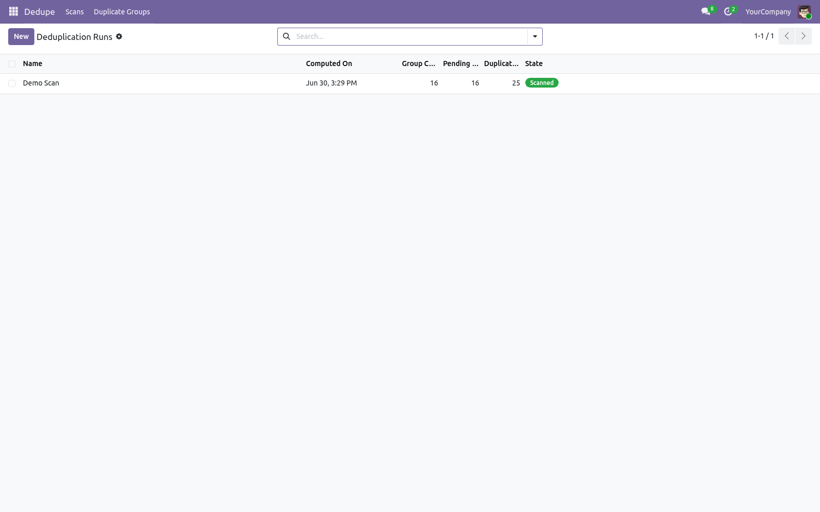 Runs list - bambooforge_partner_dedupe
