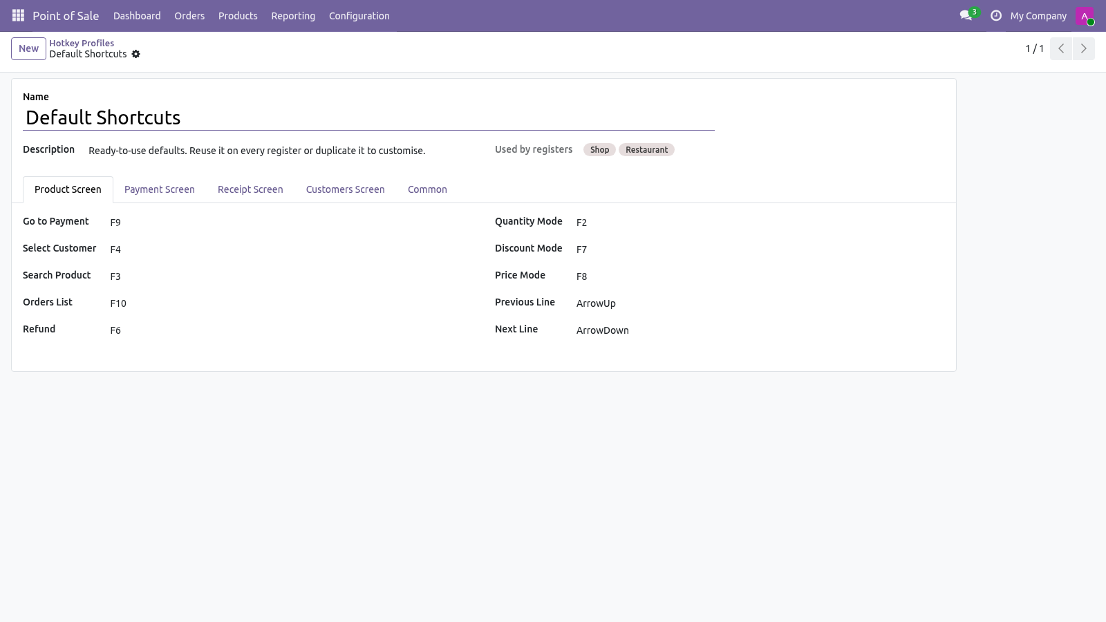 Shot profile - bambooforge_pos_hotkeys