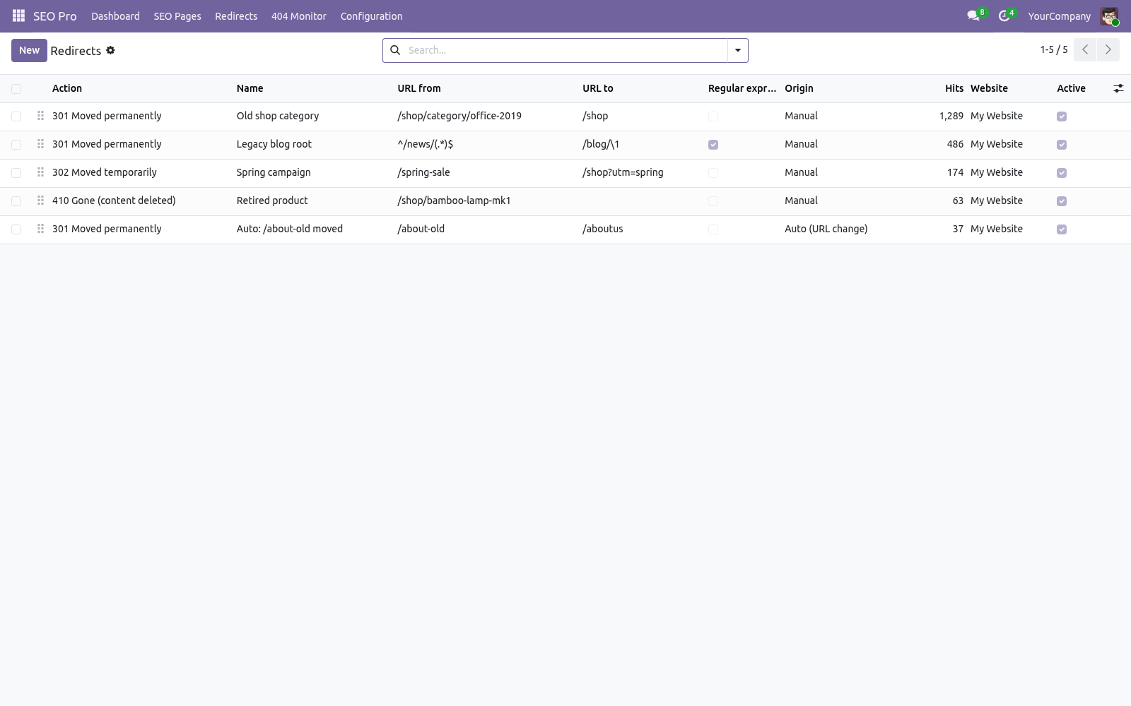 Redirects - bambooforge_seo_pro