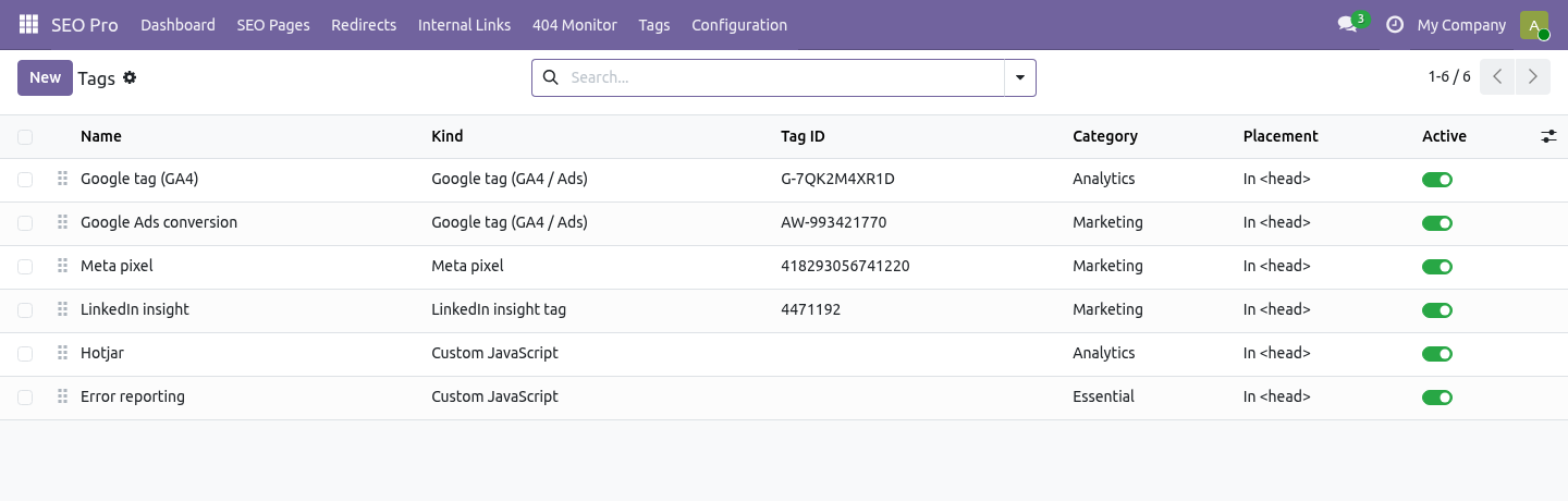 Tags - bambooforge_tag_manager