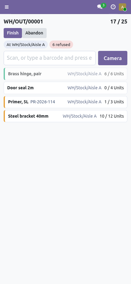 Scanning - bambooforge_wms_scan
